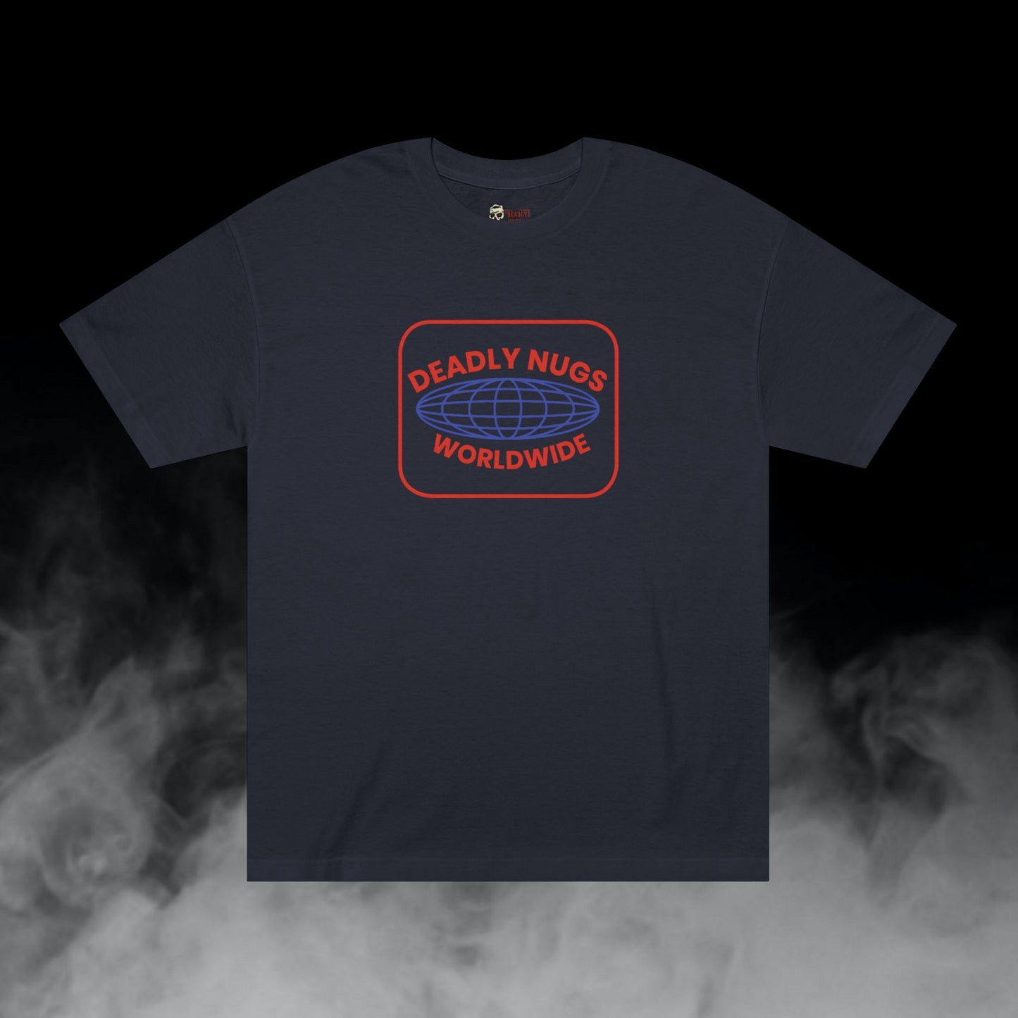 WORLDWIDE / Brand Logo Graphic Tee / Classic World Logo Art / 420 Underground Stoner Streetwear / DEADLY NUGS