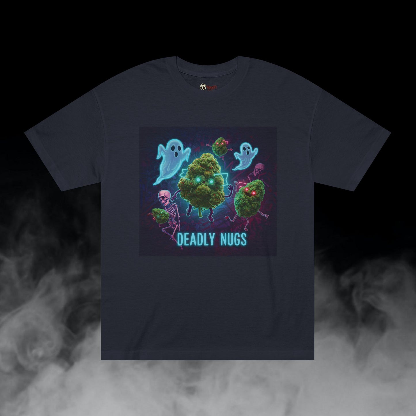 Brain Zap T-Shirt DEADLY NUGS Aesthetic Print Unisex Graphic Tee