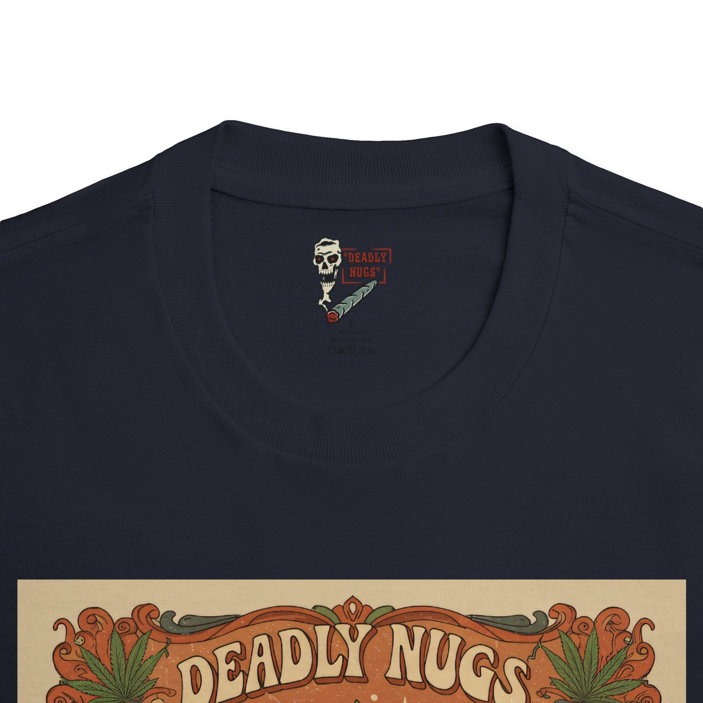 Crafty Spell / Premium Unisex Graphic Tee Aesthetic Print Ghost Skeleton 420 / DEADLY NUGS