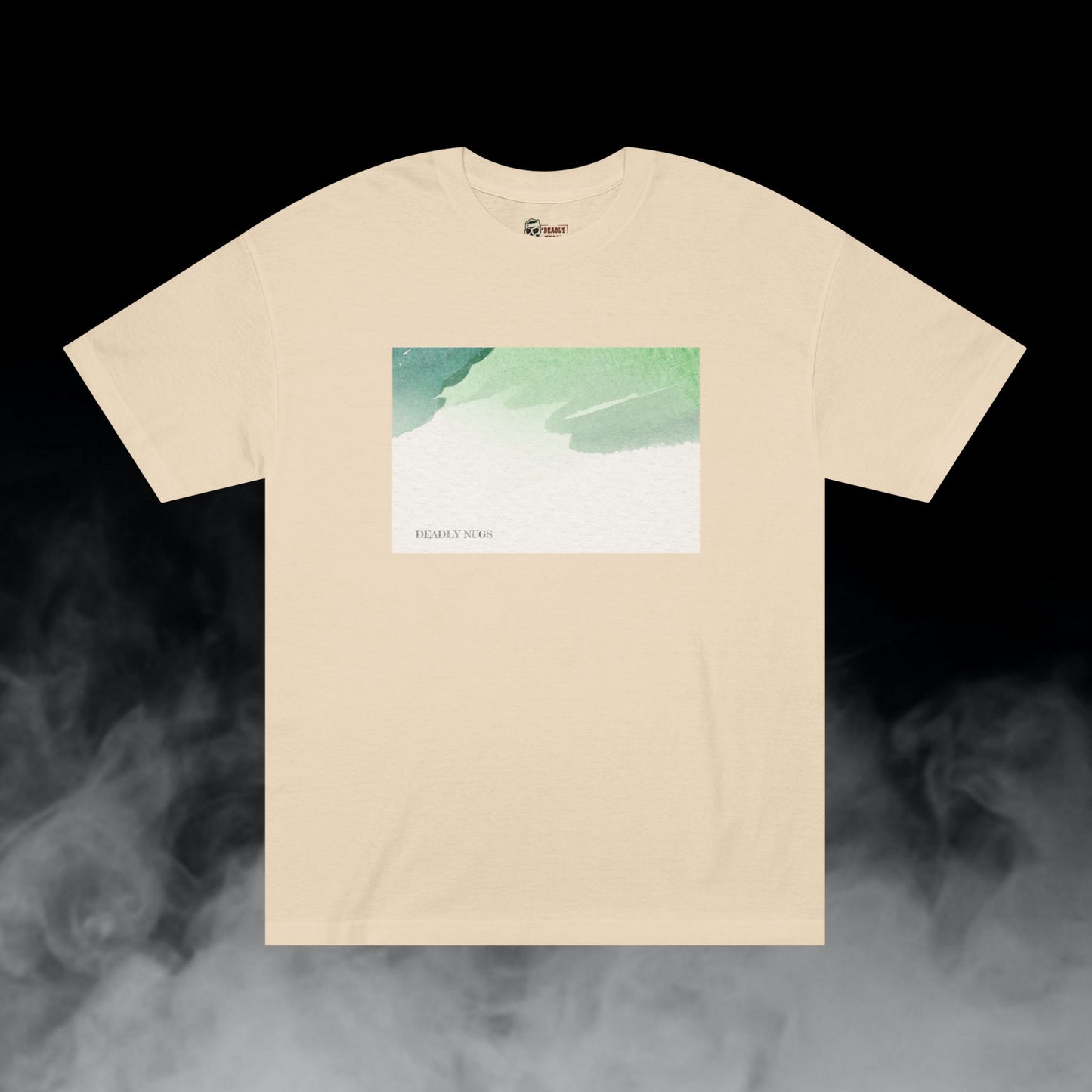 Cool Green / Soothing Color Palette Paint Graphic Tee / Contemporary Painting Art Style / 420 Underground Stoner Streetwear / DEADLY NUGS