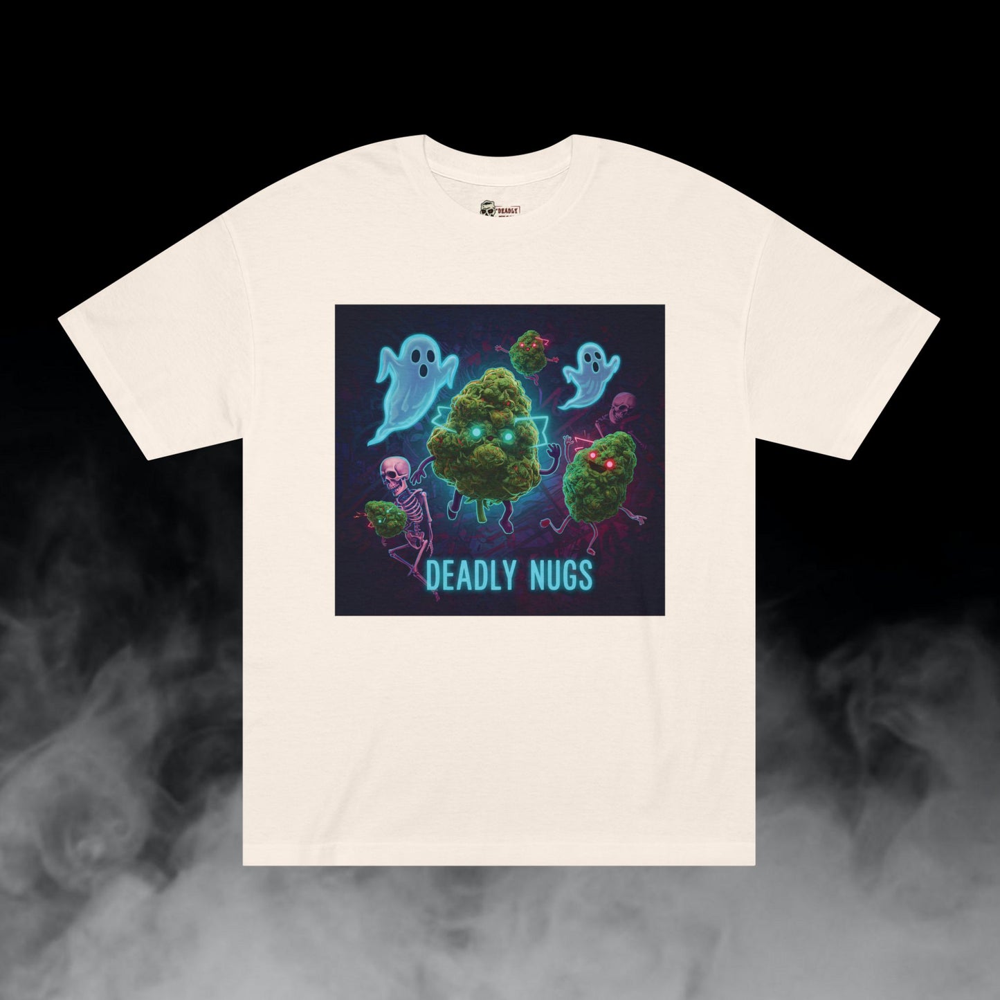 Brain Zap T-Shirt DEADLY NUGS Aesthetic Print Unisex Graphic Tee