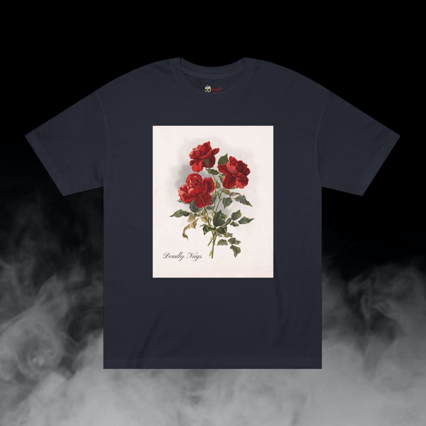 Rose Buds T-Shirt DEADLY NUGS Aesthetic Print Unisex Graphic Tee