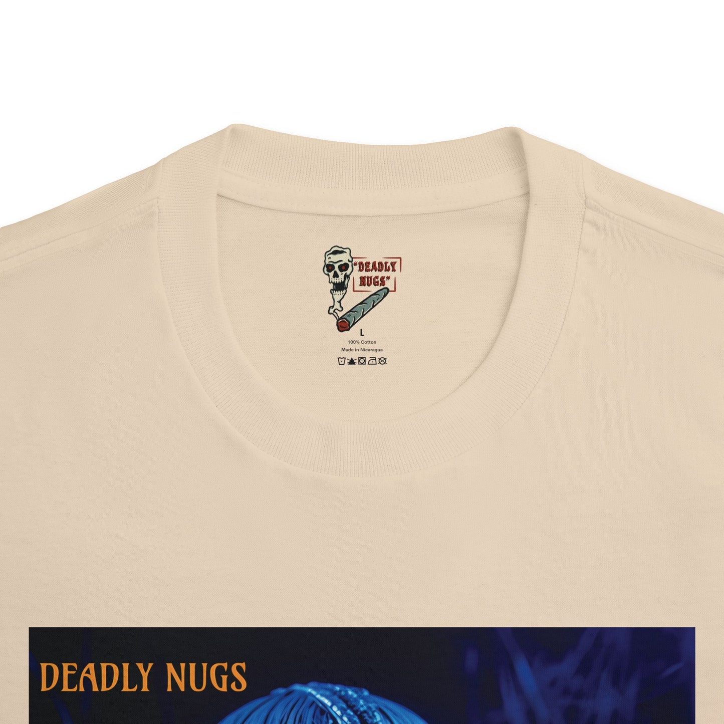 Stoned / Premium Unisex Graphic Tee Aesthetic Print Skull 420 Streetwear / DEADLY NUGS