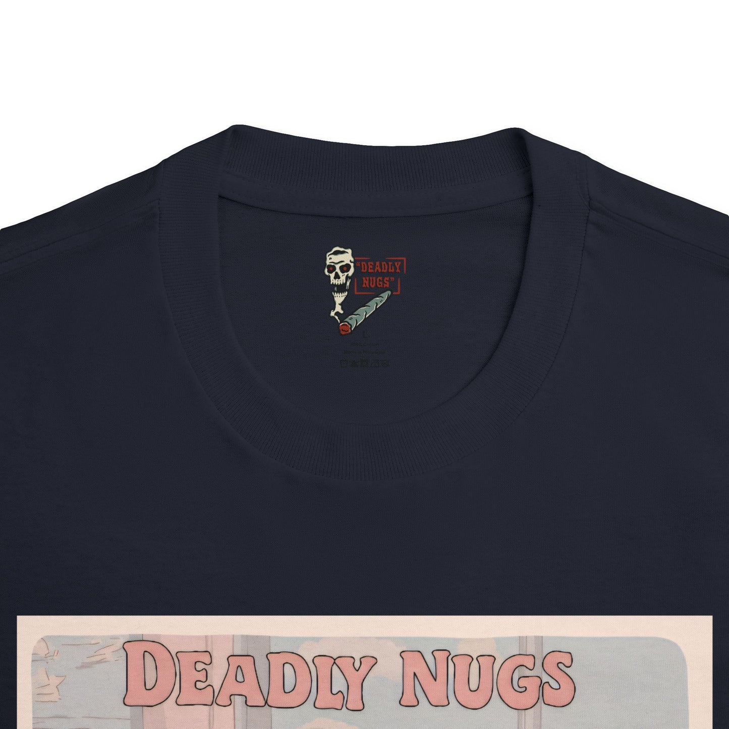 Powder Puff Pot T-Shirt DEADLY NUGS Aesthetic Print Unisex Graphic Tee
