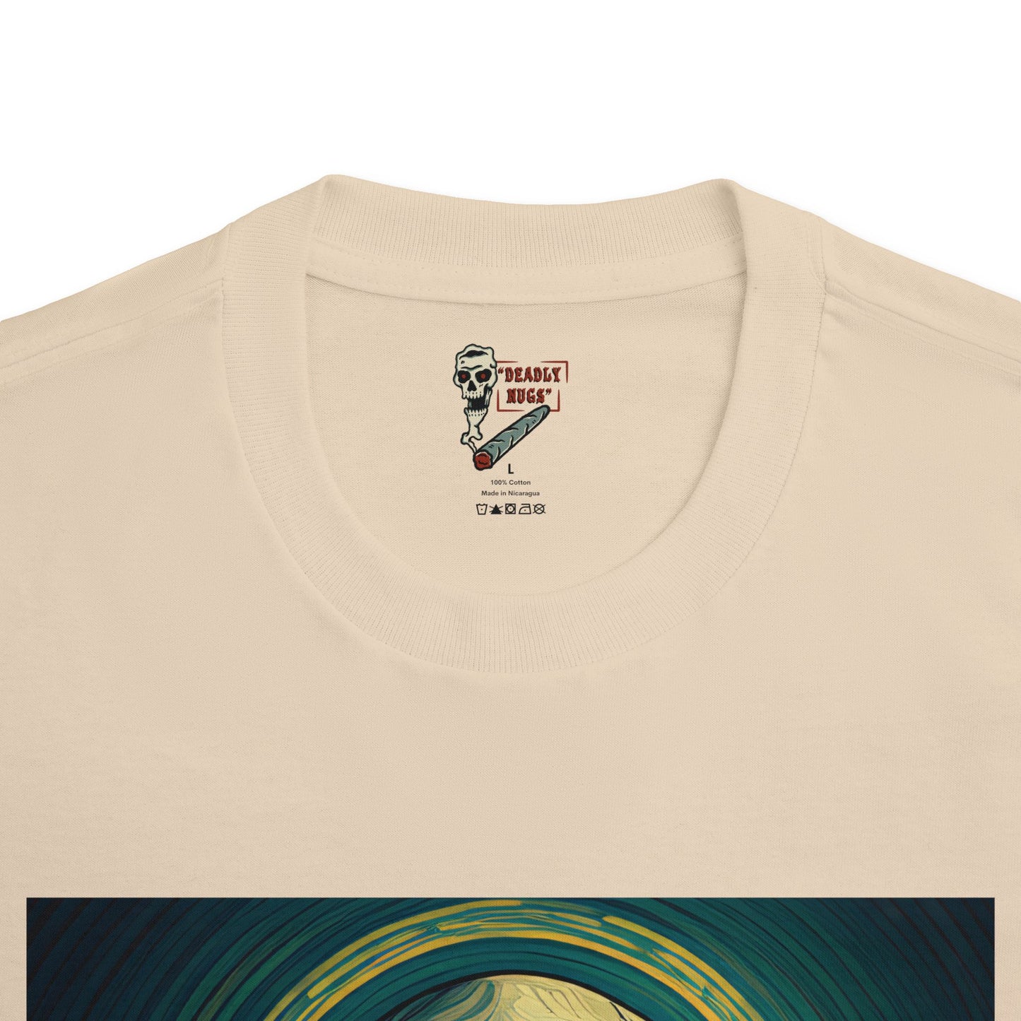 Holy Herb / Premium Unisex Graphic Tee Aesthetic Print Skull Art 420 / DEADLY NUGS