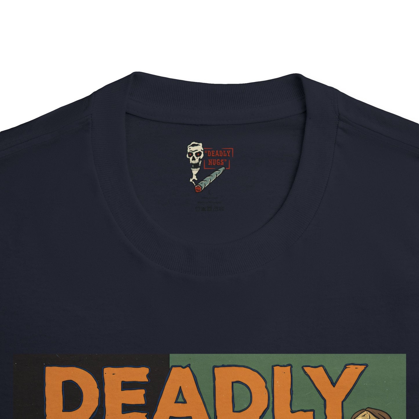 The Dank Awakening / Bud Characters Ghosts Skeleton Zombie Graphic Tee / Sinister Vintage Pop Art Comic Style / 420 Underground Stoner Streetwear / DEADLY NUGS