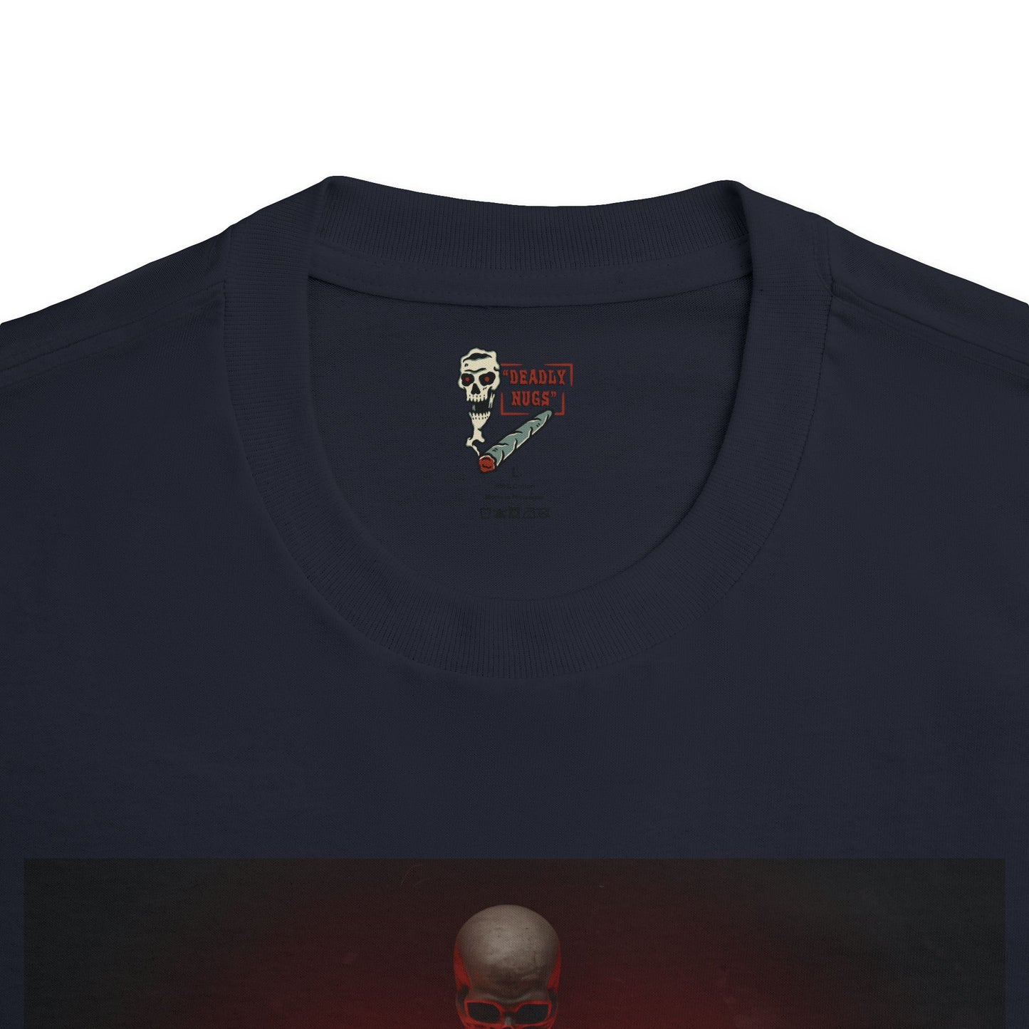 Ritual Flame / Premium Unisex Graphic Tee Aesthetic Print Ghost Skull 420 / DEADLY NUGS