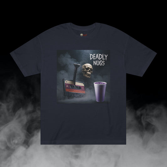 Syrup-n-Screw / Skull Screw Tape Lean Graphic Tee / Hyper-Realistic Gritty Trap Art / 420 Underground Stoner Streetwear / DEADLY NUGS