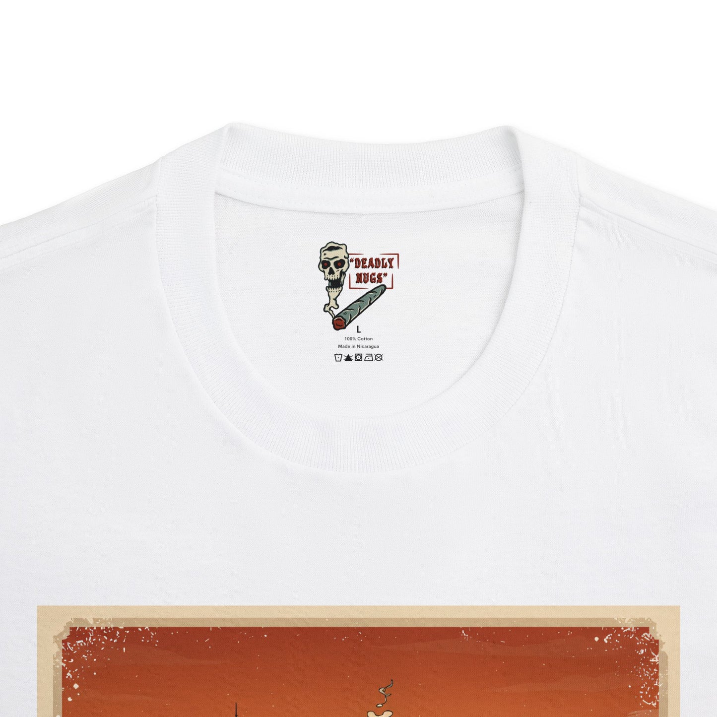 NY High / Skeleton Smoking New York Skyline Graphic Tee / Vintage Travel Poster Art Skyline Cityscape / 420 Underground Stoner Streetwear / DEADLY NUGS