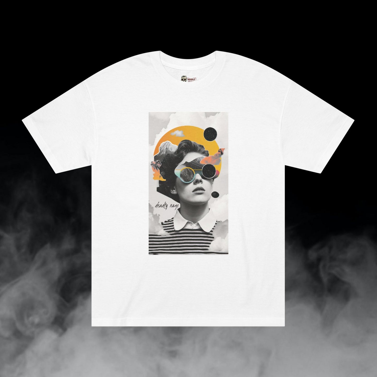 Scattered Thoughts / Trippy Experience Graphic Tee / Surreal Modern Vogue Art Style / 420 Underground Stoner Streetwear / DEADLY NUGS
