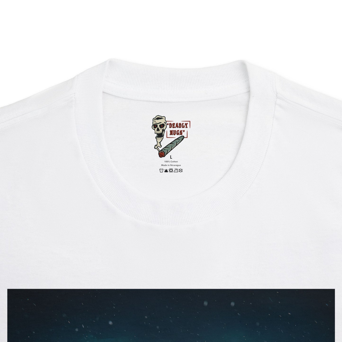 Midnight Exotics / Premium Unisex Graphic Tee Aesthetic Print Ghost Skull Lamborghini 420 / DEADLY NUGS