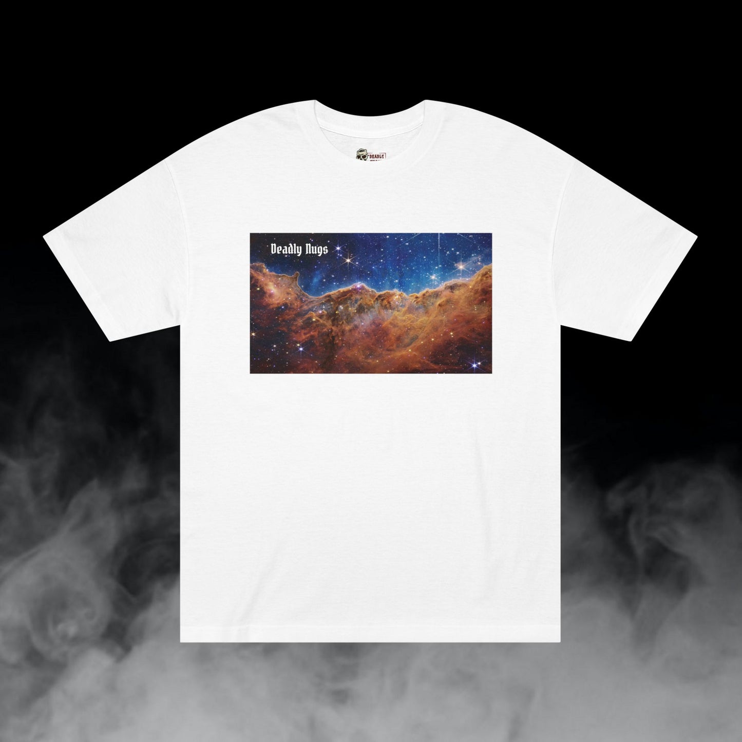 Intergalactic / Dreamy Galaxy Nebula Graphic Tee / Interstellar Space Art Style / 420 Underground Stoner Streetwear / DEADLY NUGS