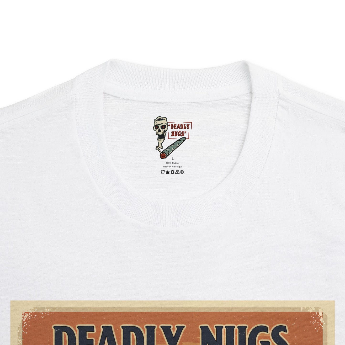 Deadly Nugs Los Angeles / Premium Unisex Graphic Tee Aesthetic Print Skeleton 420 / DEADLY NUGS