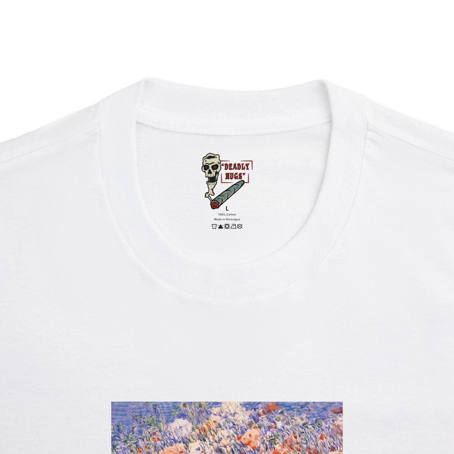 Inner Revival / Flower Painting Graphic Tee / Vintage Classic Floral Art Style / 420 Underground Stoner Streetwear / DEADLY NUGS
