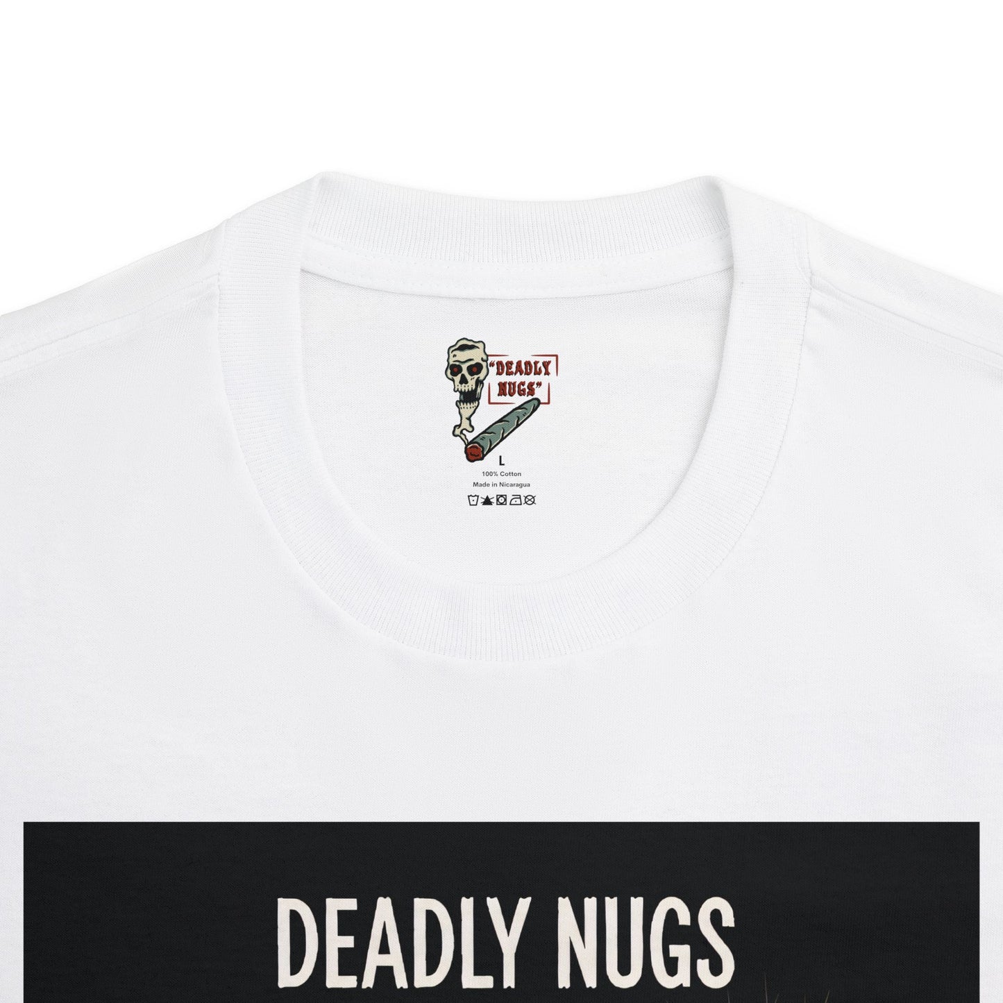Night Crawl / Premium Unisex Graphic Tee Aesthetic Print Ghost Skeleton 420 / DEADLY NUGS