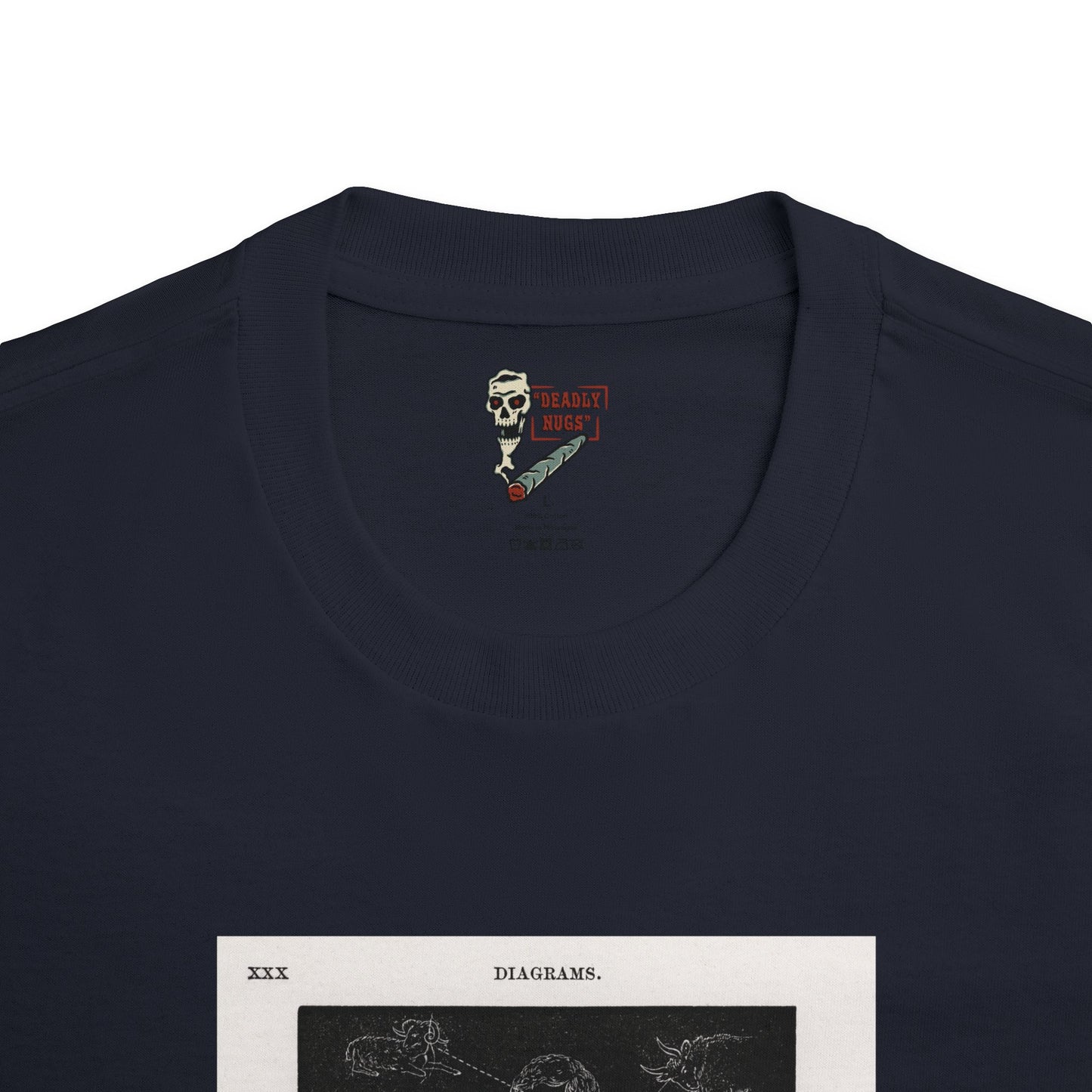 Kadmon Adam T-Shirt DEADLY NUGS Aesthetic Print Unisex Graphic Tee