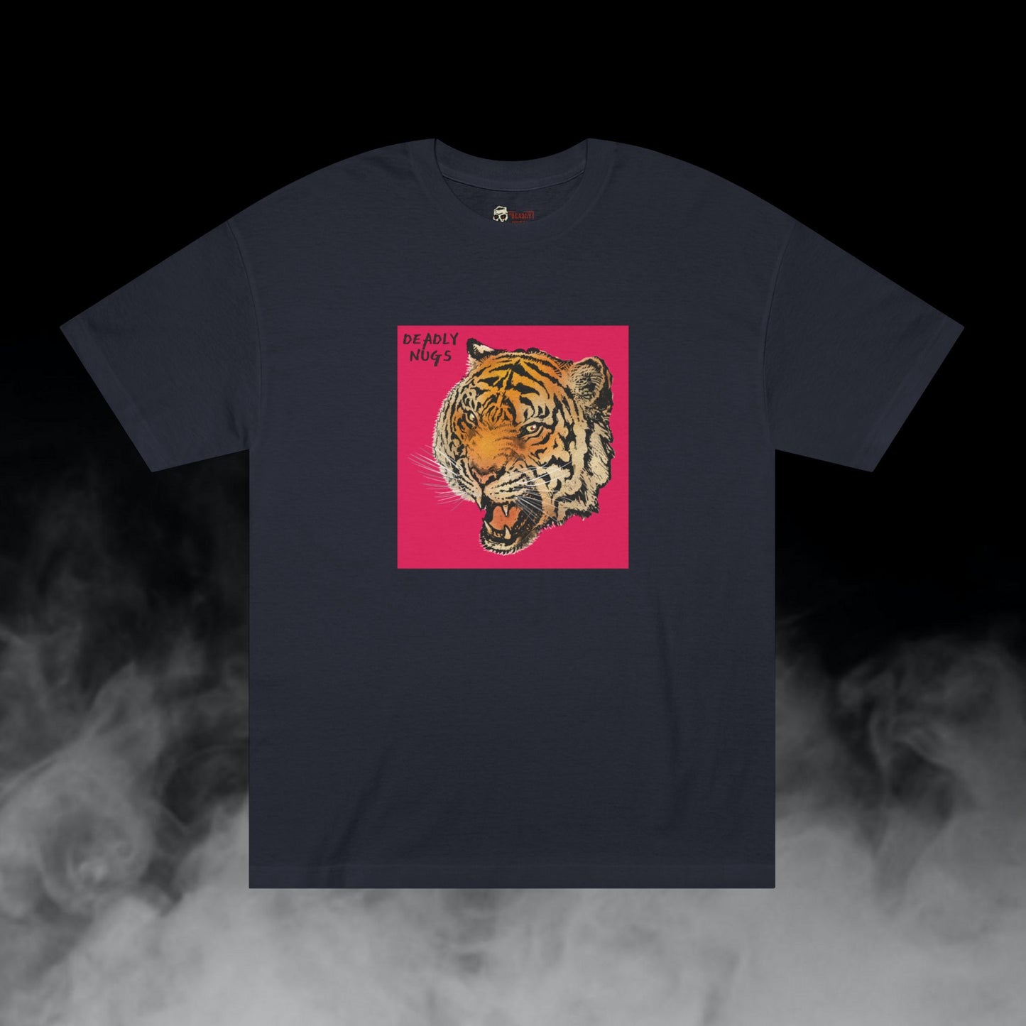 Fierce / Tiger Hot Pink Graphic Tee / Modern Graphic Hype Art Style / 420 Underground Stoner Streetwear / DEADLY NUGS