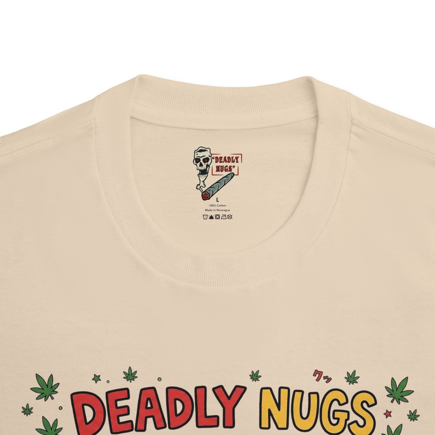 Kasukabe Stash / Retro Japanese Anime Comic Art Tee / 420 Underground Stoner Culture / DEADLY NUGS