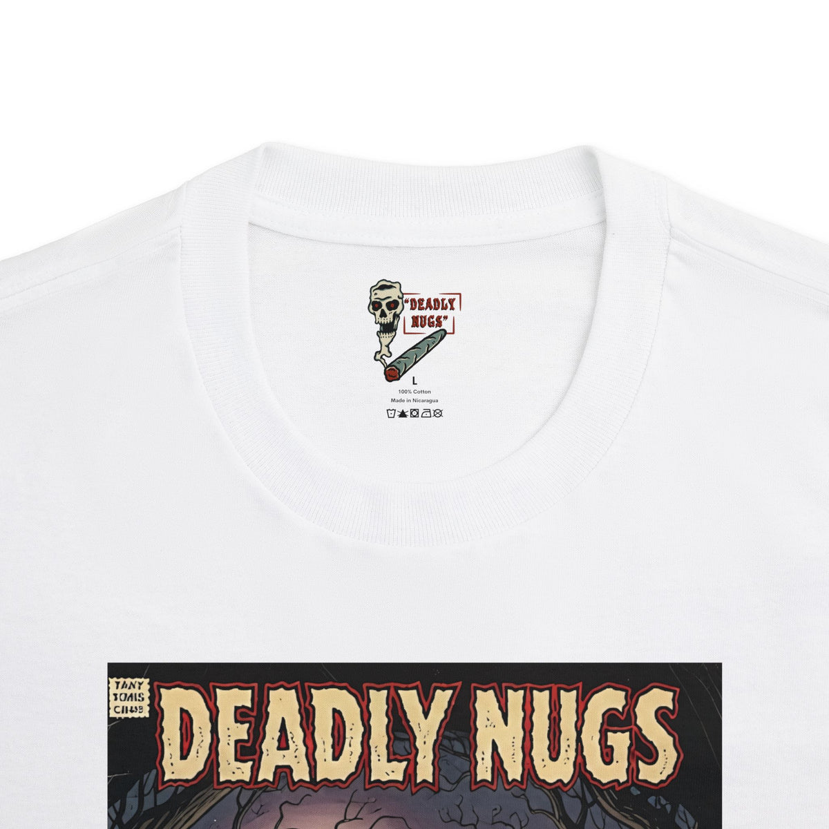 Count Dankula! / Vintage Pulp Horror Comic Art Tee / 420 Underground Stoner Culture / DEADLY NUGS