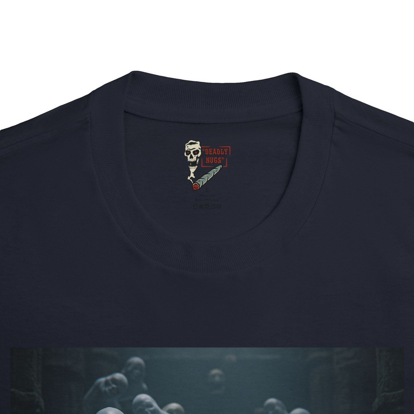 Out of the Chaos / Premium Unisex Graphic Tee Aesthetic Print Skull Ghost 420 / DEADLY NUGS