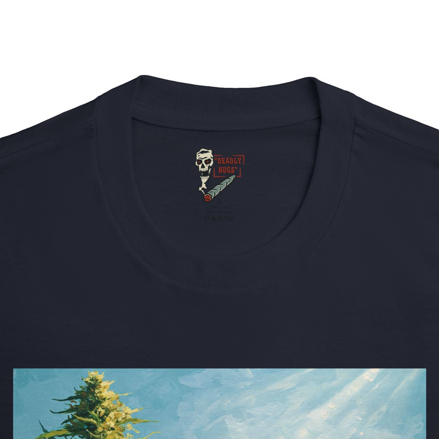 Eternal Nature / Skulls Cannabis Colas Graphic Tee / Nature Expressionism Art Painting / 420 Underground Stoner Streetwear / DEADLY NUGS