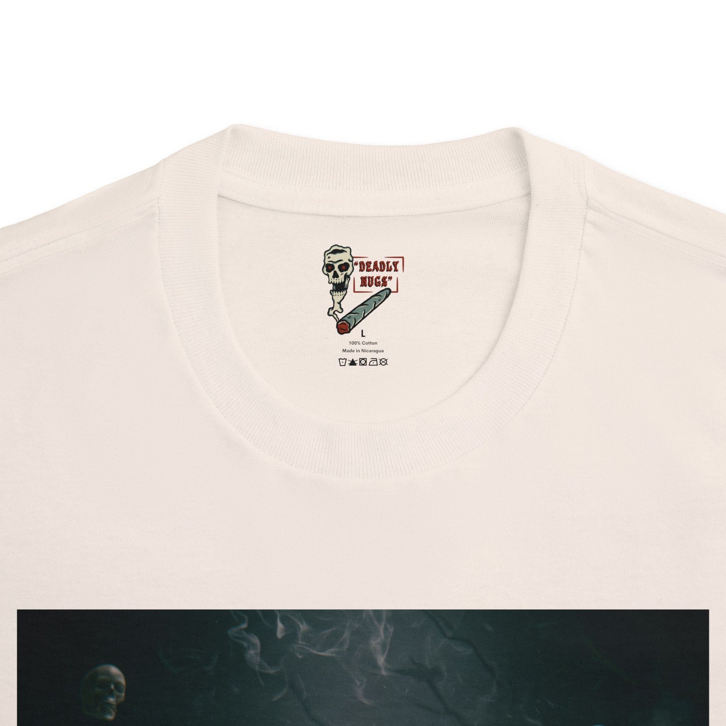 Spiritual Awakening / Premium Unisex Graphic Tee Aesthetic Print Ghost Skull 420 / DEADLY NUGS