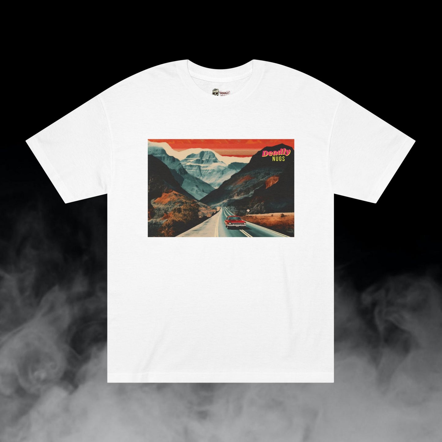 Road Traveler T-Shirt DEADLY NUGS Aesthetic Print Unisex Graphic Tee