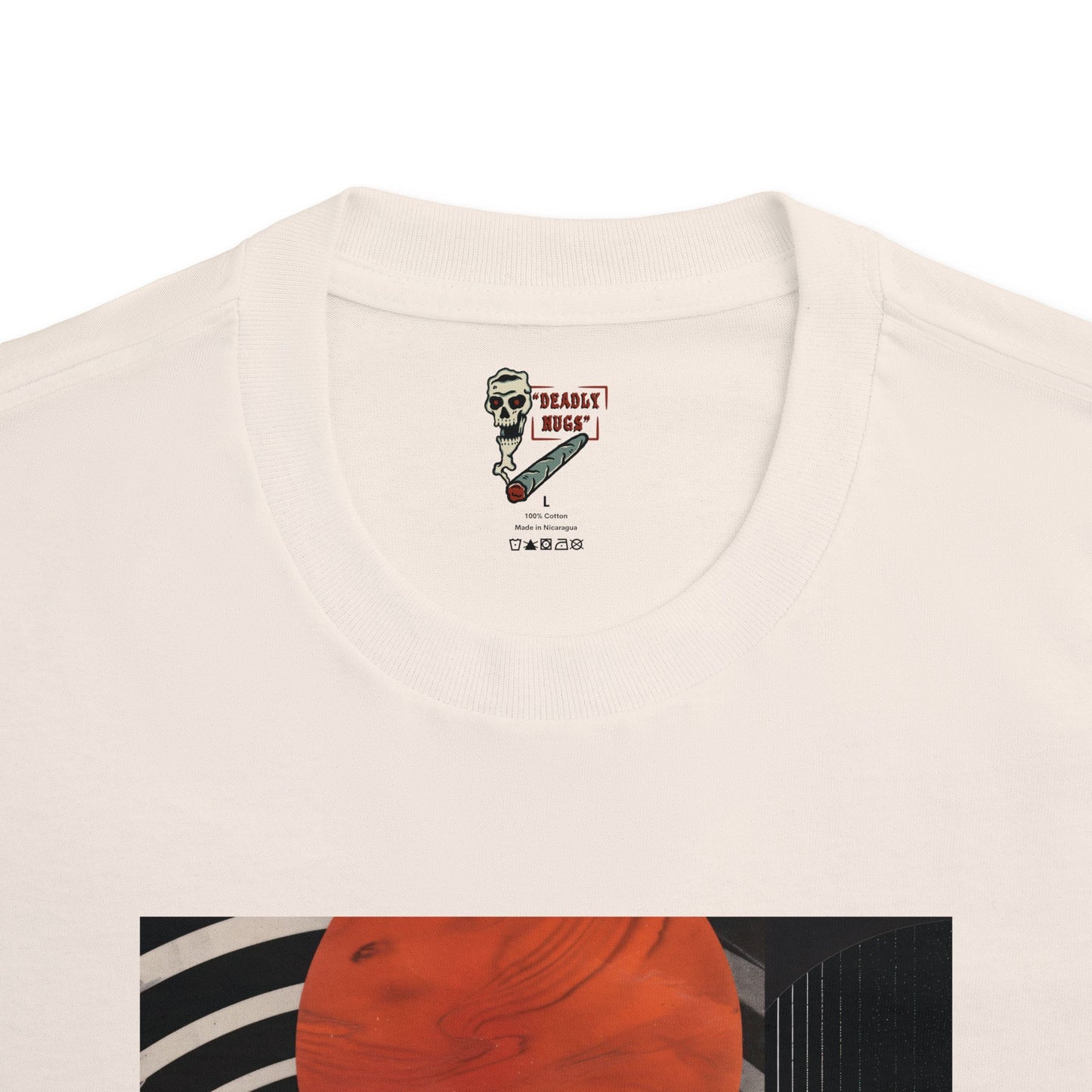 Spun / Psychedelic Spiral Vintage Figure Graphic Tee / Surreal Retro-Futurist Hazy Art / 420 Underground Stoner Streetwear / DEADLY NUGS