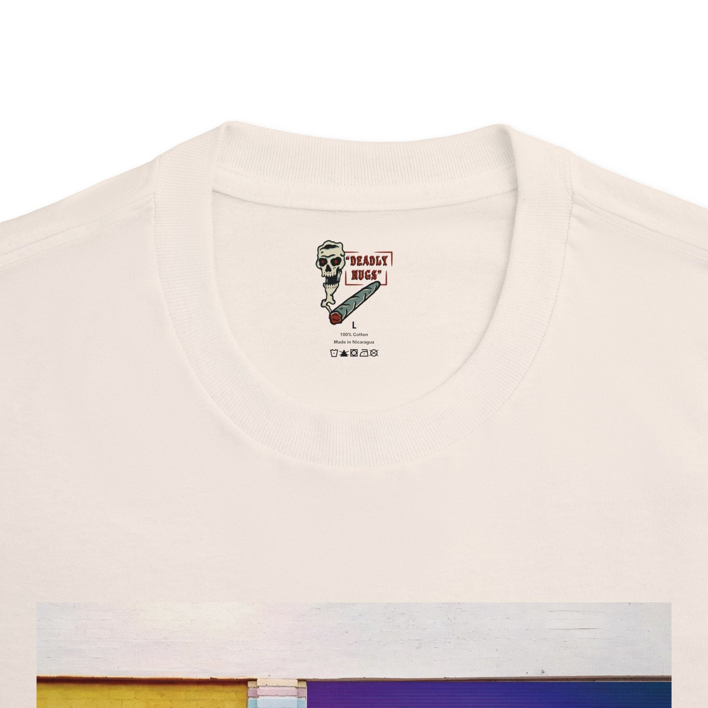 Street Vibes / Premium Unisex Graphic Tee Aesthetic Print Skull 420 Streetwear / DEADLY NUGS