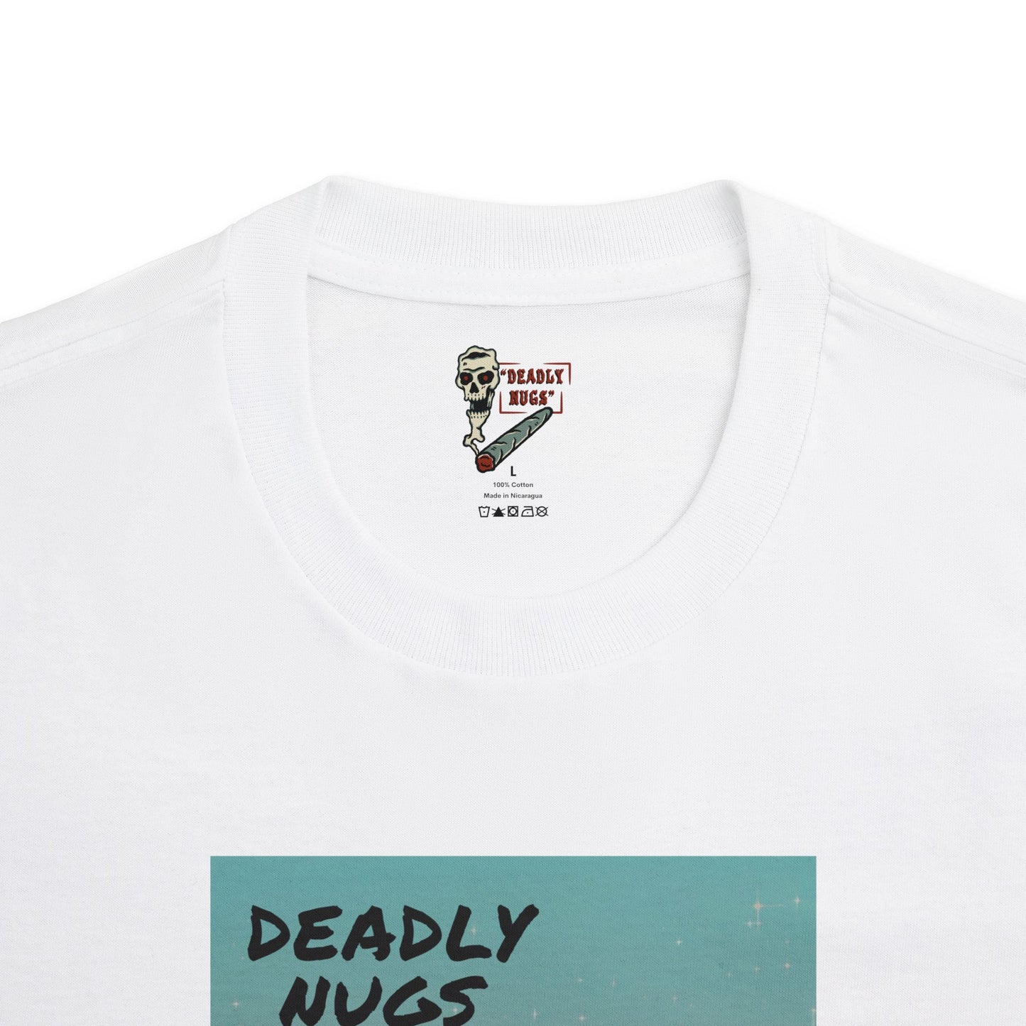 Lunar Beach T-Shirt DEADLY NUGS Aesthetic Print Unisex Graphic Tee