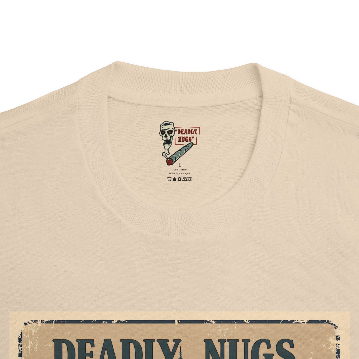 Deadly Nugs Paris / Premium Unisex Graphic Tee Aesthetic Print Skeleton 420 / DEADLY NUGS