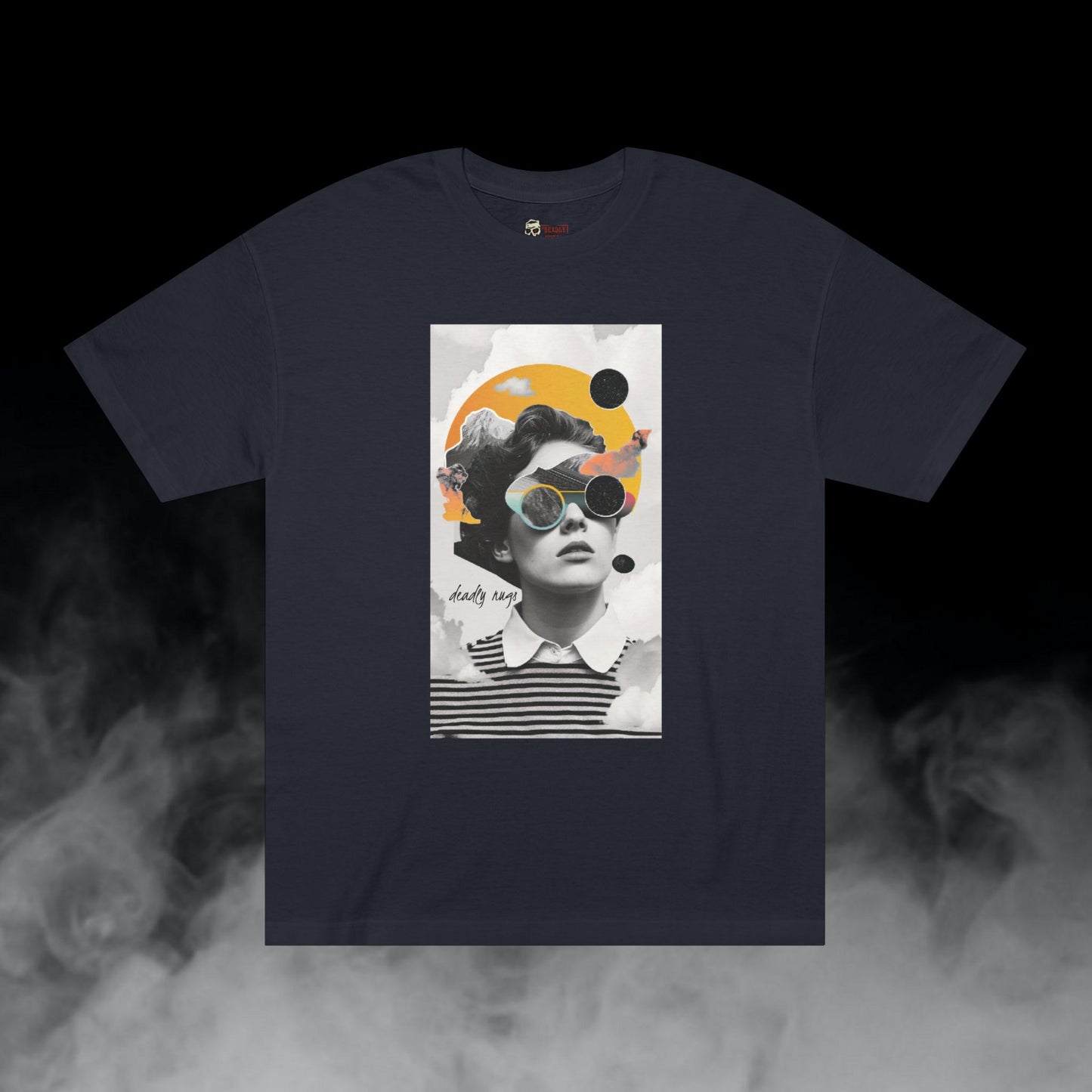Scattered Thoughts / Trippy Experience Graphic Tee / Surreal Modern Vogue Art Style / 420 Underground Stoner Streetwear / DEADLY NUGS