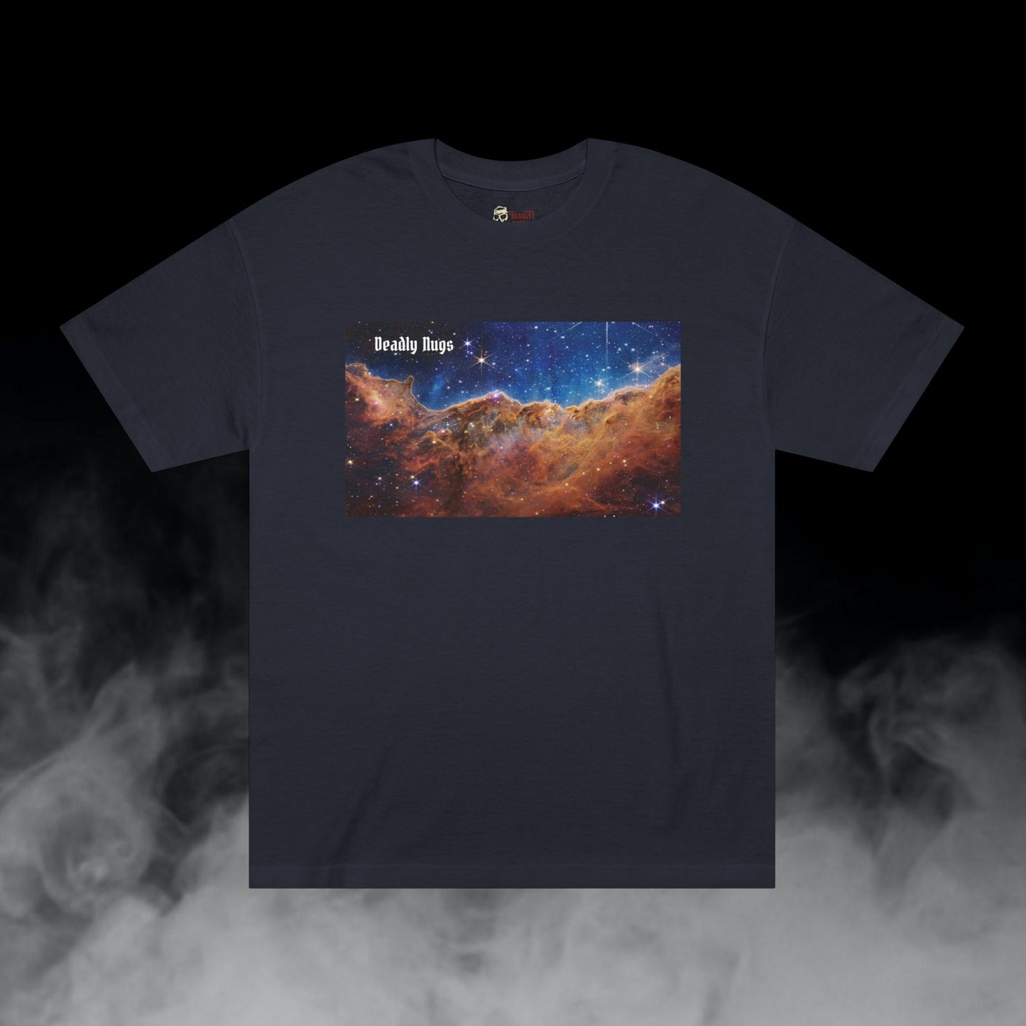 Intergalactic / Dreamy Galaxy Nebula Graphic Tee / Interstellar Space Art Style / 420 Underground Stoner Streetwear / DEADLY NUGS