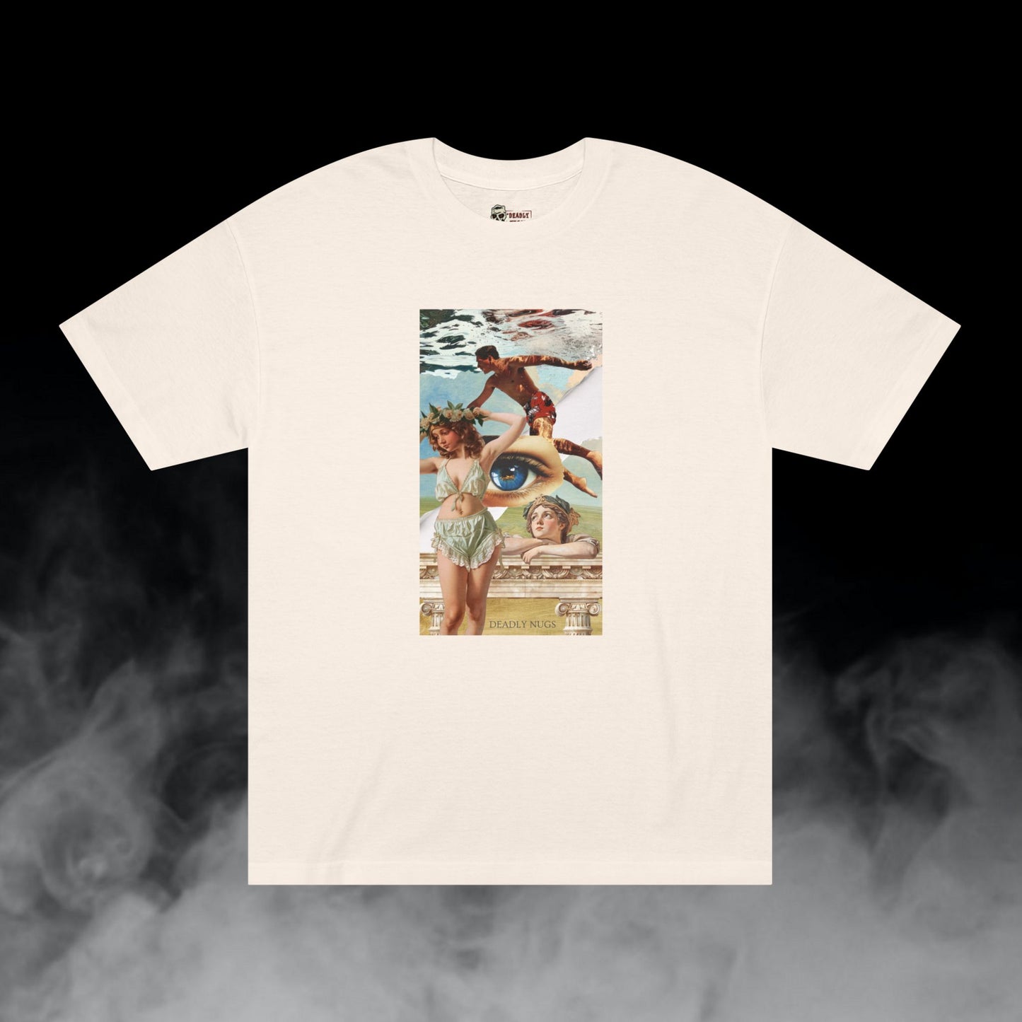 Eye of the Oracle / Mystic Collage Graphic Tee / Surreal Vintage Classical Art / 420 Underground Stoner Streetwear / DEADLY NUGS