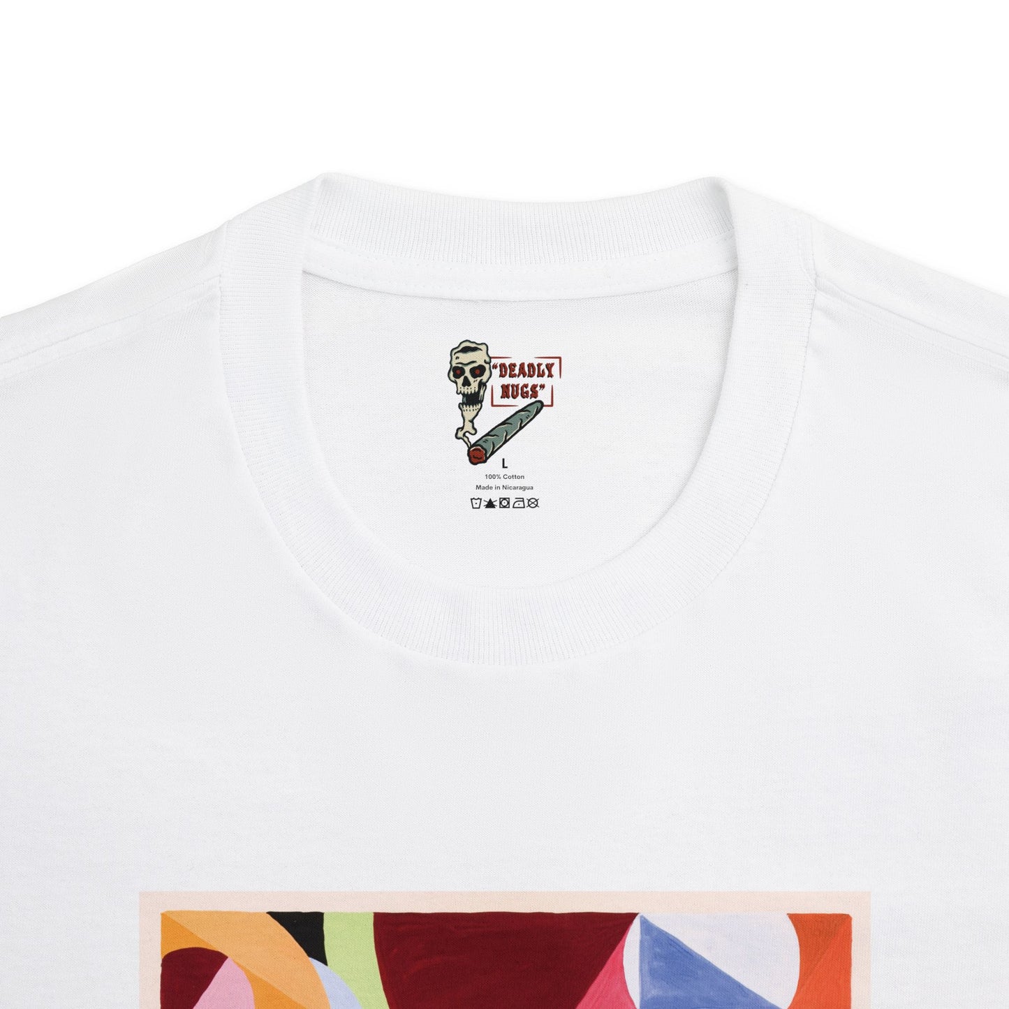 Dialed In / Geometric Art Graphic Tee / Abstract Art Style / 420 Underground Stoner Streetwear / DEADLY NUGS