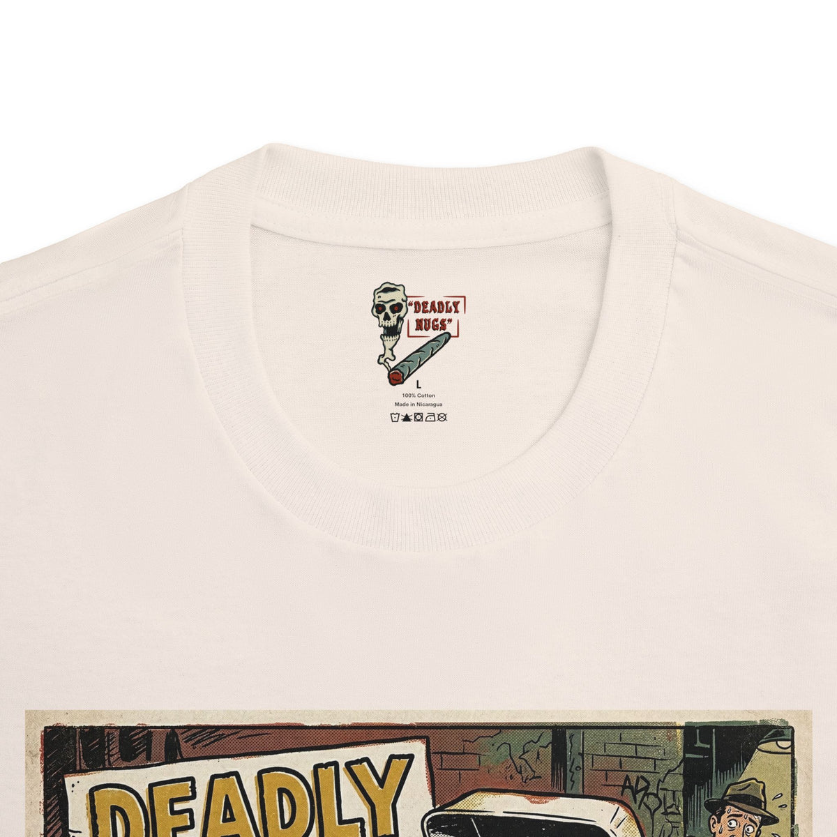 Attack of the 6-Piece! / Vintage Pulp Underground Comix Art Tee / 420 Underground Stoner Culture / DEADLY NUGS