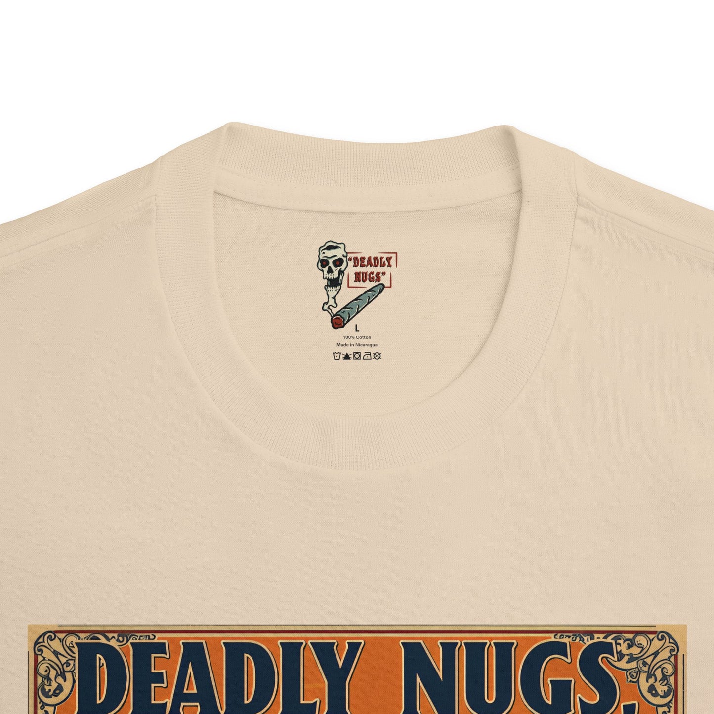 Pizza in Milan / Premium Unisex Graphic Tee Aesthetic Print Skeleton 420 Streetwear / DEADLY NUGS