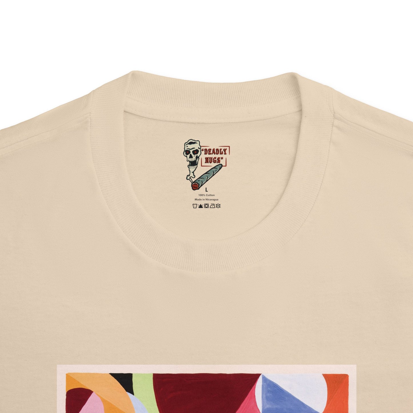 Dialed In / Geometric Art Graphic Tee / Abstract Art Style / 420 Underground Stoner Streetwear / DEADLY NUGS