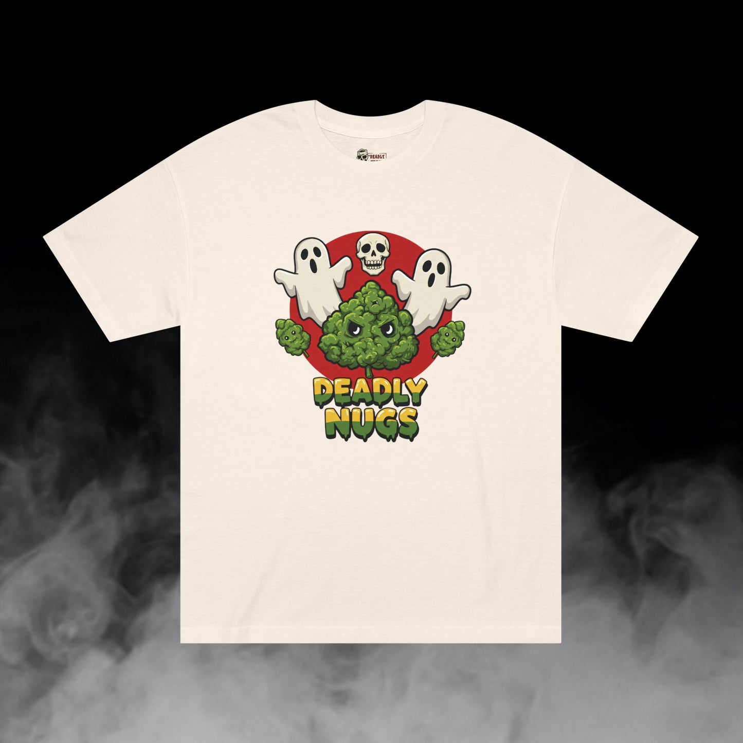 Ghost OG / Bud Characters Ghosts Skull Graphic Tee / Eerie Character Cartoon Art / 420 Underground Stoner Streetwear / DEADLY NUGS