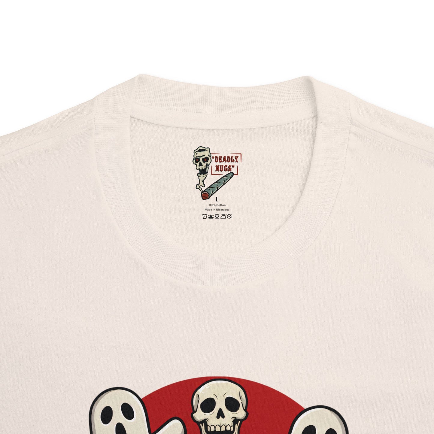 Ghost OG / Bud Characters Ghosts Skull Graphic Tee / Eerie Character Cartoon Art / 420 Underground Stoner Streetwear / DEADLY NUGS