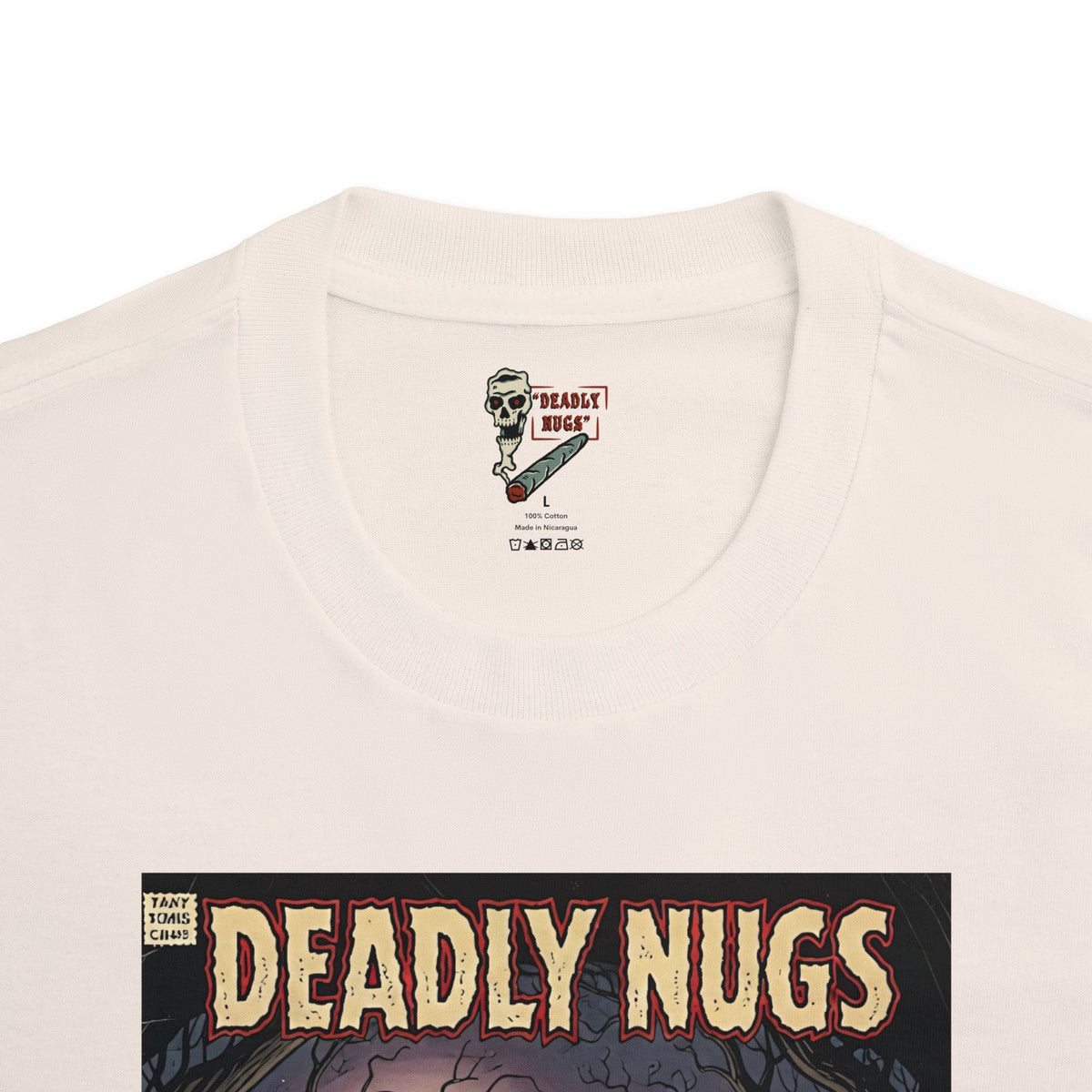 Count Dankula! / Vintage Pulp Horror Comic Art Tee / 420 Underground Stoner Culture / DEADLY NUGS