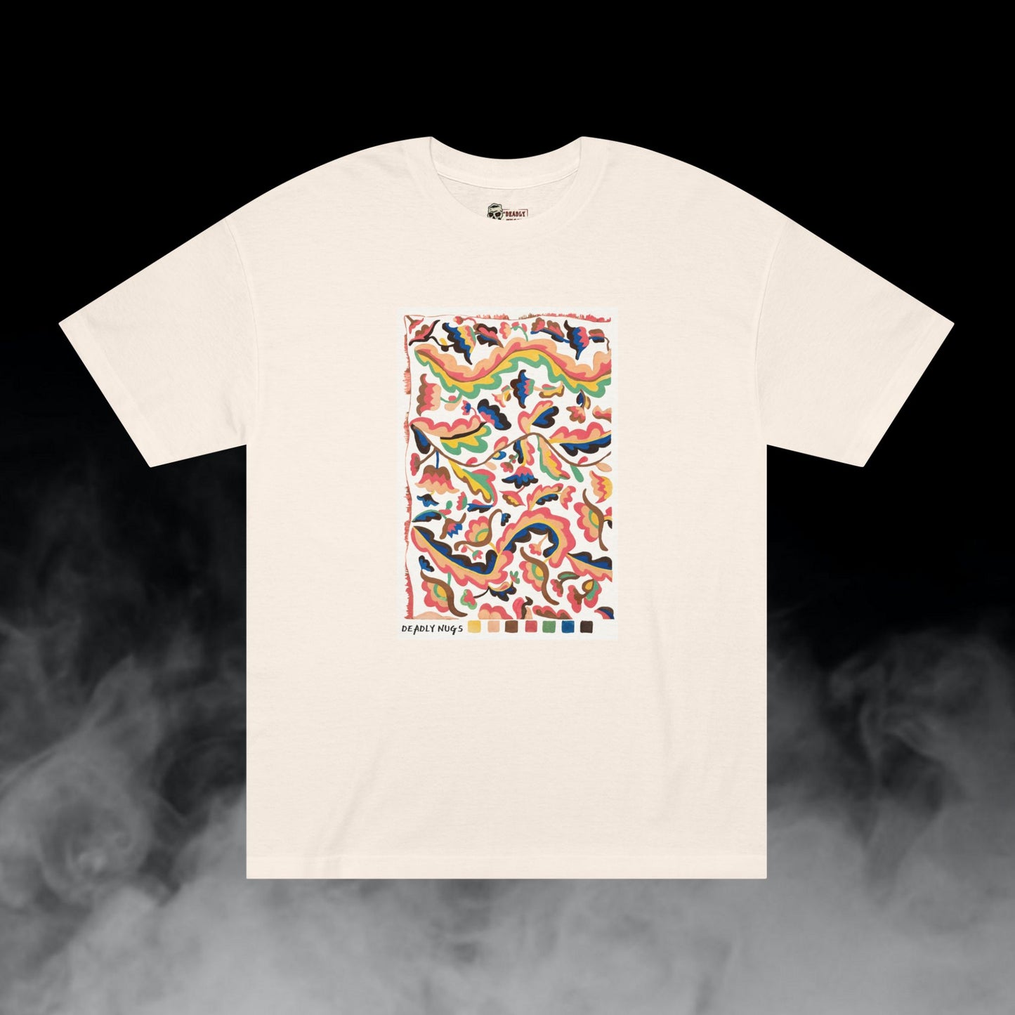 Life's Color / Plant Life Vibrant Color Painting Graphic Tee / Modern Abstract Expressionism Art Style / 420 Underground Stoner Streetwear / DEADLY NUGS
