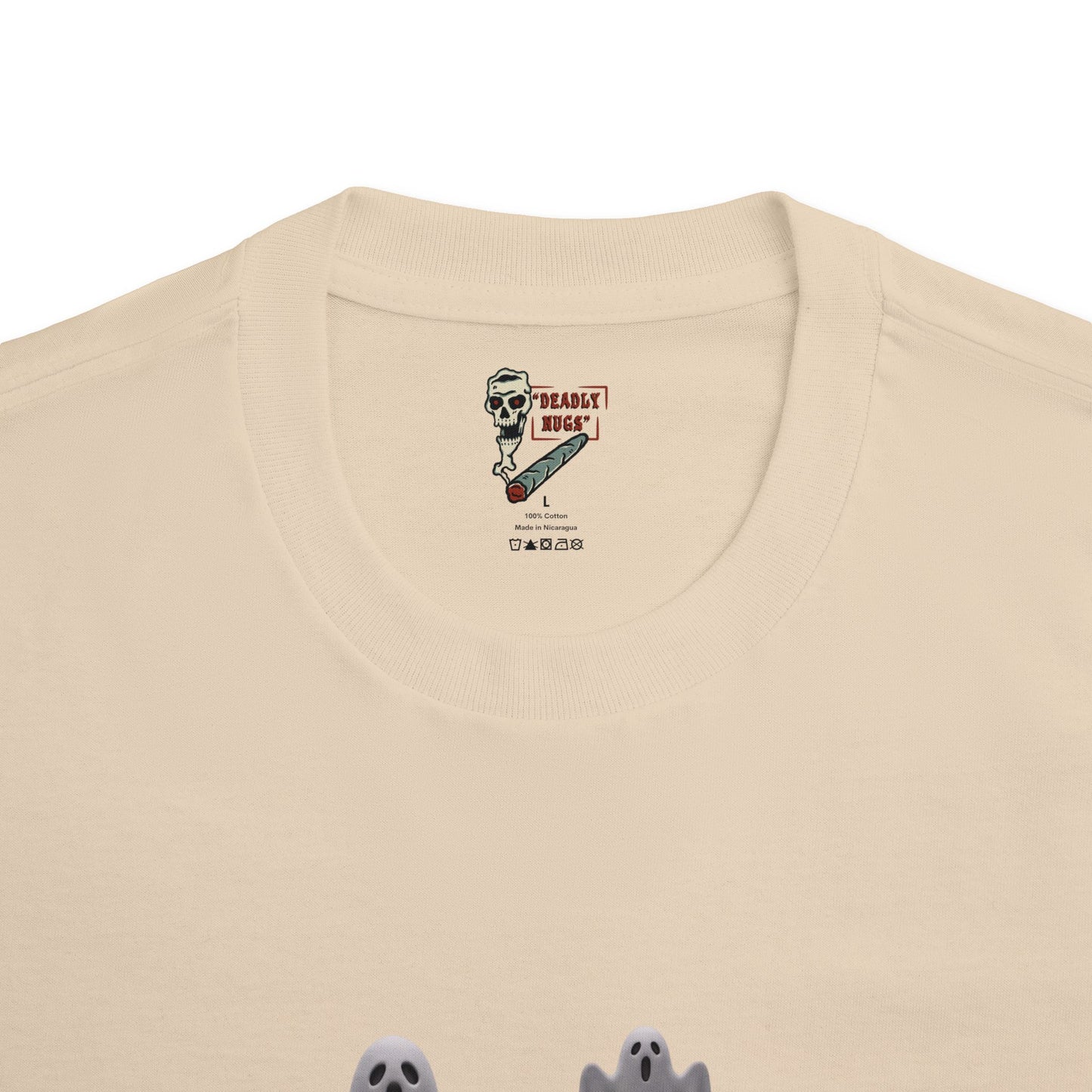 Simply Deadly / Premium Unisex Graphic Tee Aesthetic Print Ghost Skeleton 420 / DEADLY NUGS