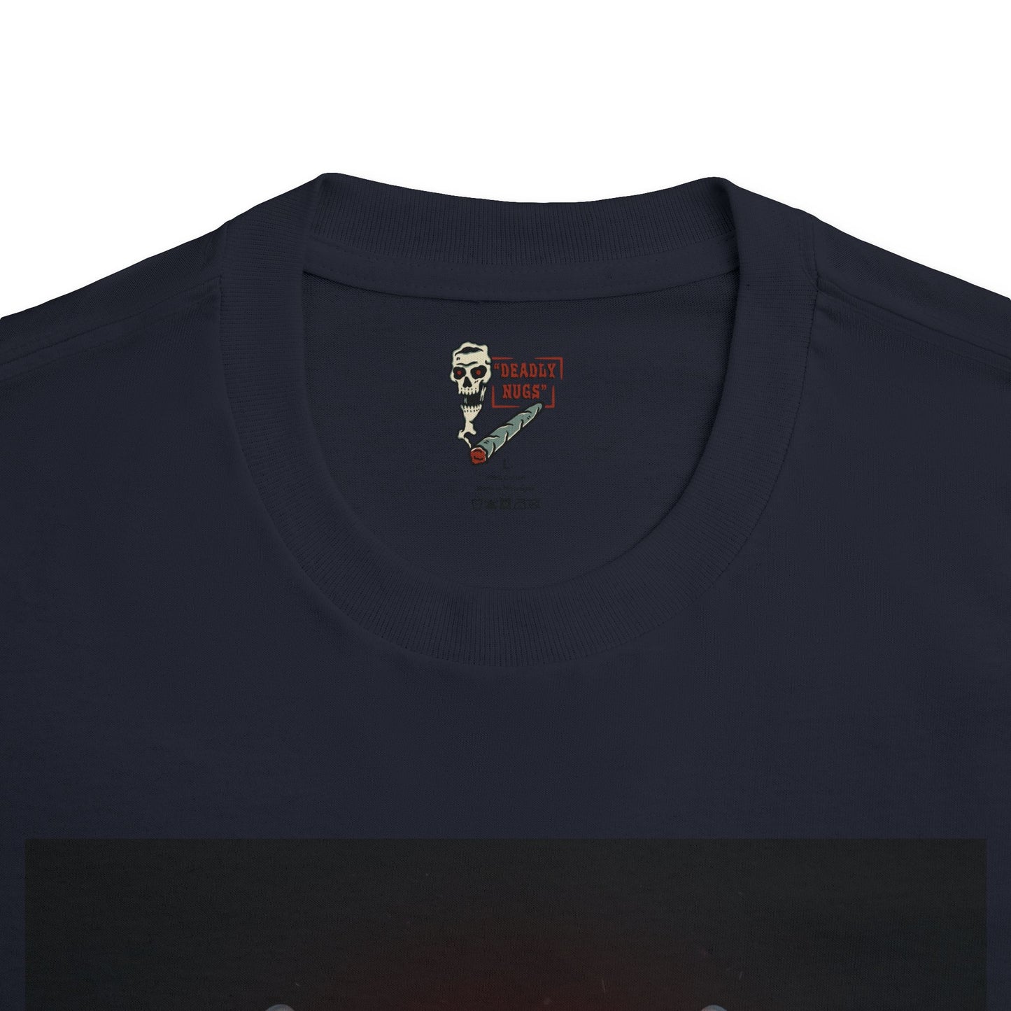 Hella-Herb / Premium Unisex Graphic Tee Aesthetic Print Ghost Skull 420 / DEADLY NUGS