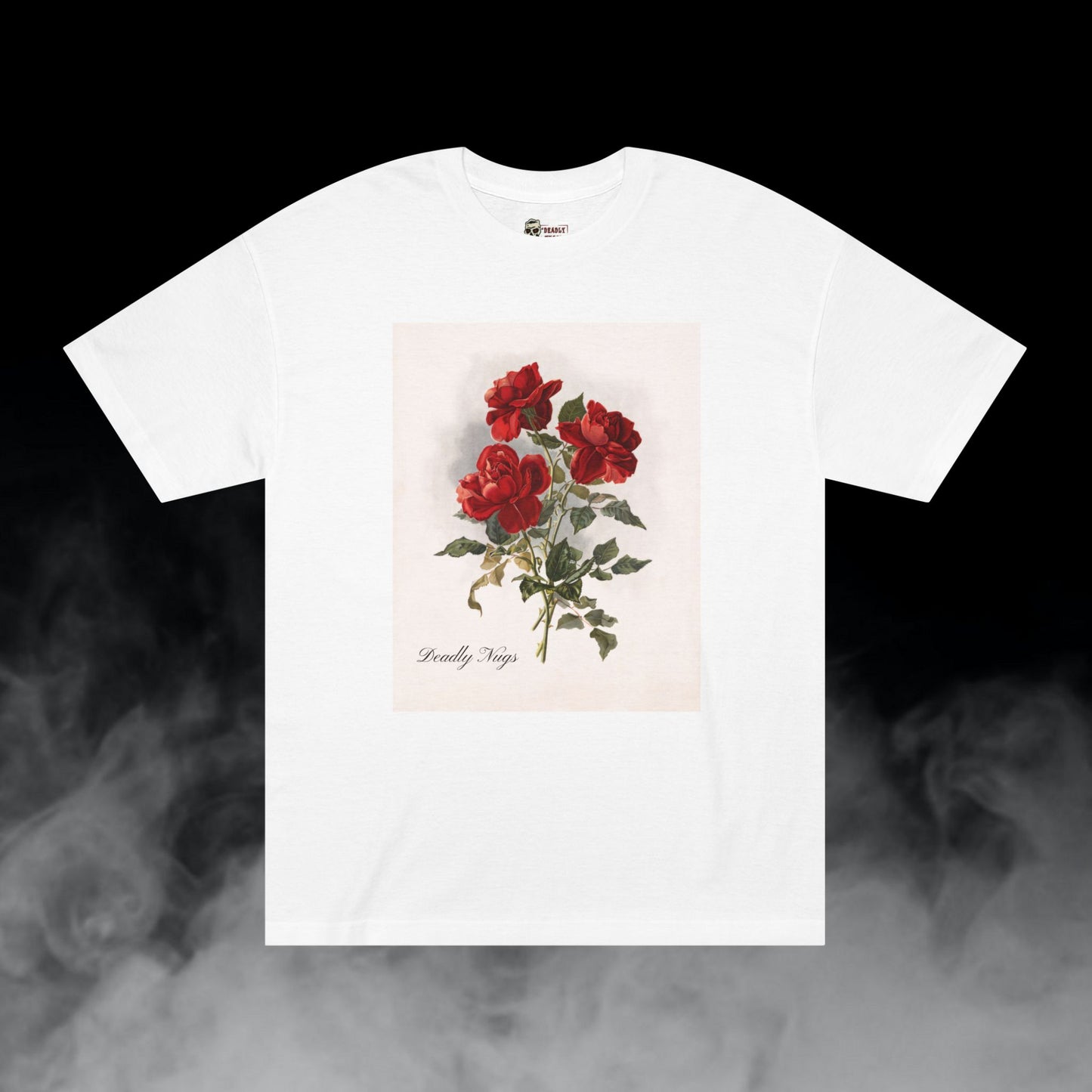 Rose Buds T-Shirt DEADLY NUGS Aesthetic Print Unisex Graphic Tee