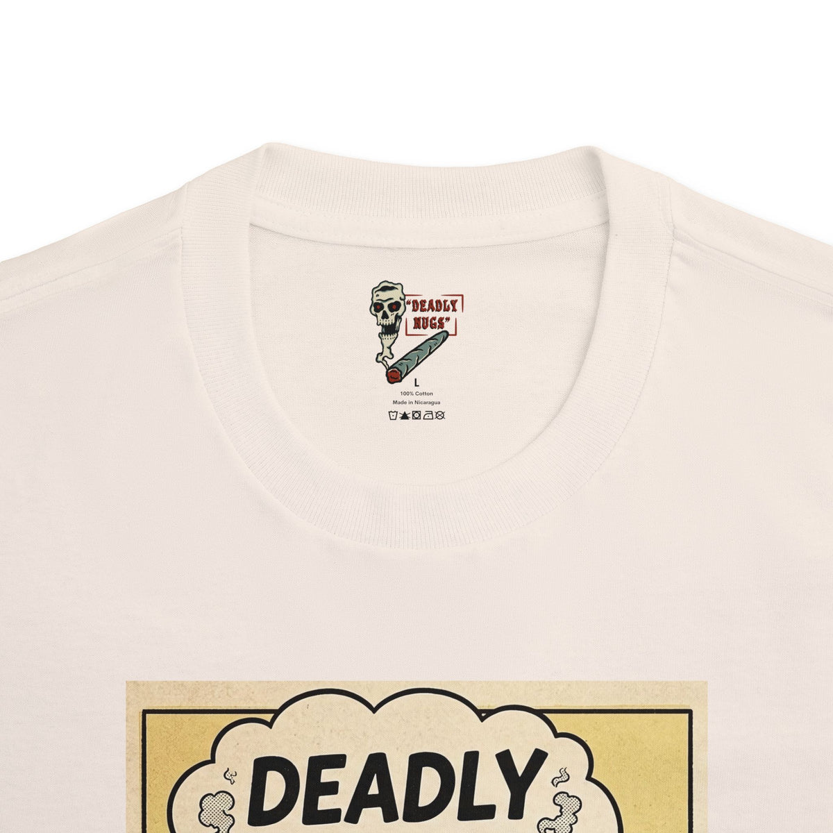 THE MARIHUANA?! / Retro Comic Panel Art Tee / 420 Underground Stoner Culture / DEADLY NUGS