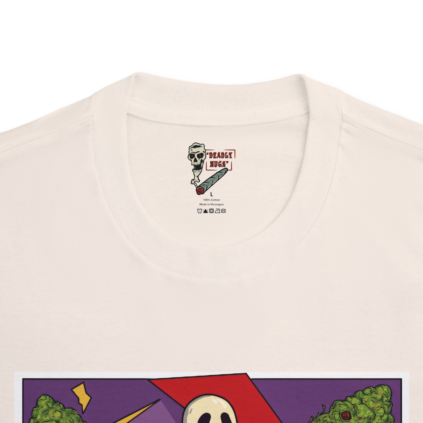 Herb Out / Premium Unisex Graphic Tee Aesthetic Print Ghost Skeleton 420 / DEADLY NUGS