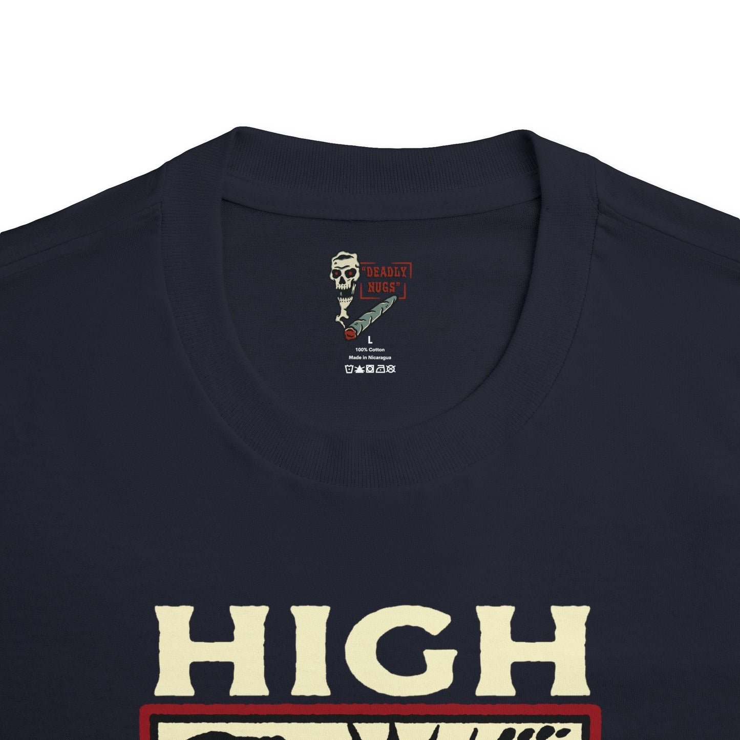 High Now T-Shirt DEADLY NUGS Aesthetic Print Unisex Graphic Tee