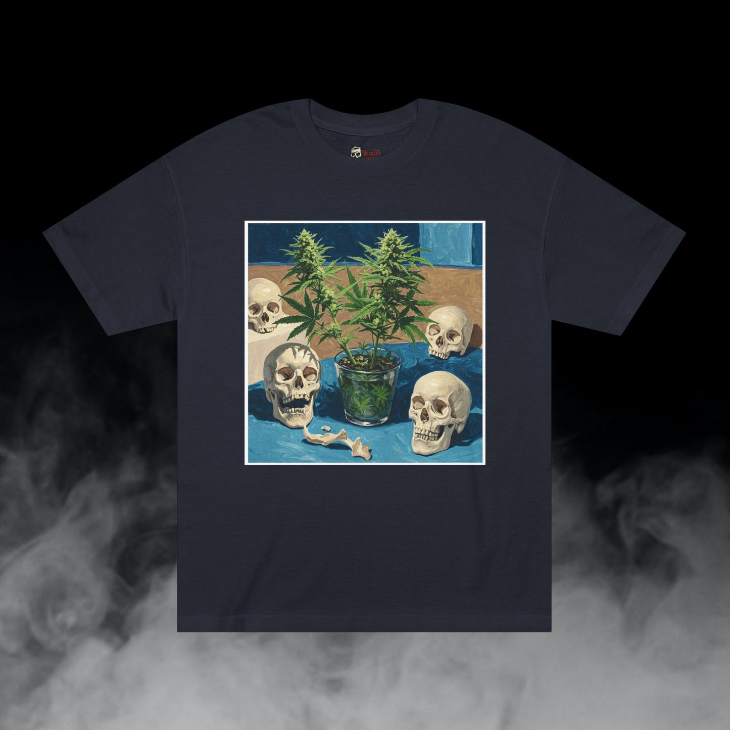 Final Cut / Skulls Cannabis Colas Graphic Tee / Modern Pop Art Hockney Painting / 420 Underground Stoner Streetwear / DEADLY NUGS