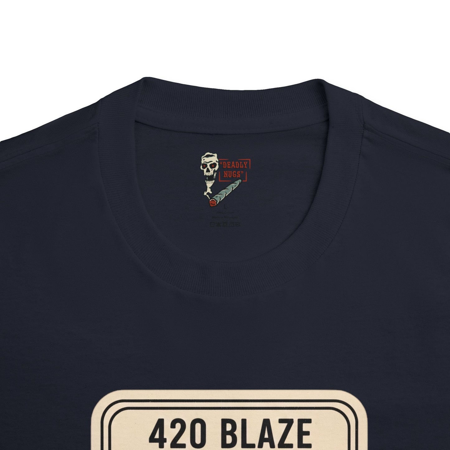 Blaze Adventure / Dragon Puffin Cannabis Treasure Chest Graphic Tee / Vintage Retro Cartoon Comic Style / 420 Underground Stoner Culture / DEADLY NUGS